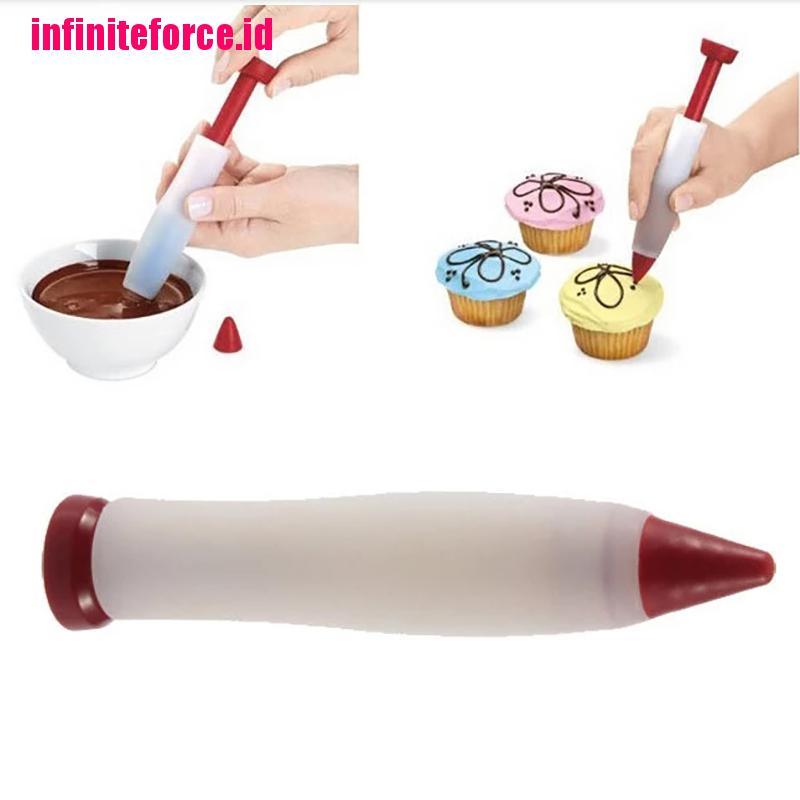 Silicone Food Writing Pen cookie Icing Piping Pastry Nozzles kitchen accessories