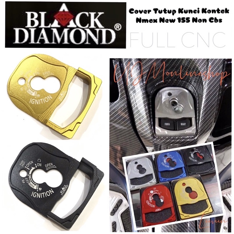 Cover Tutup Kunci Kontak Nmax New 2020 Original Merk BLACK DIAMOND