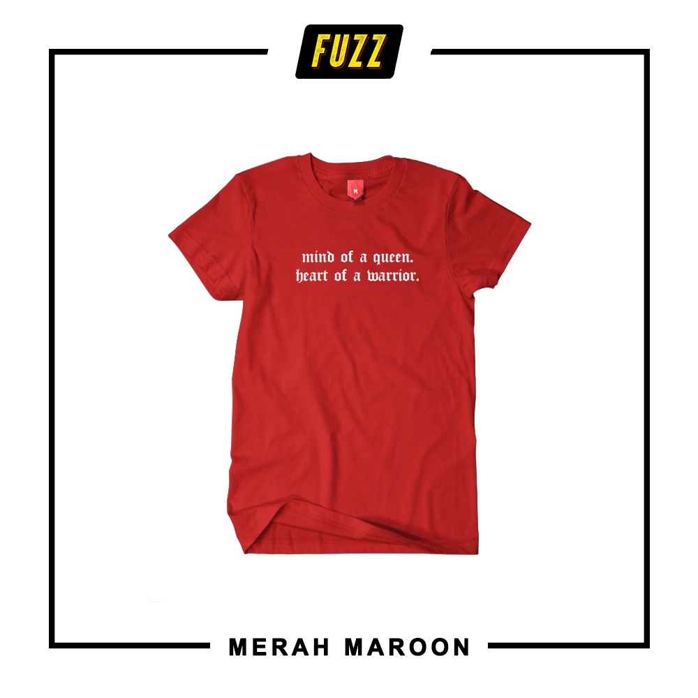 Kaos Tumblr Quotes Mind Of A Queen Baju Kata Kata Pria Dan Wanita Bahan Katun Combed 30s Premium Unisex