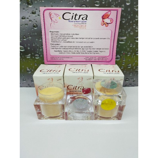 Jual Citra Super Day Night Cream Cream Wajah Citra Pearly White Uv Satuan Shopee