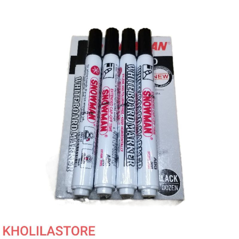 

Spidol Snowman White Board Marker ABG 12