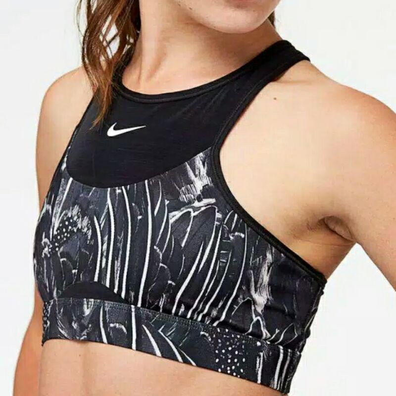 SPORT BRA NIKE ORIGINA ADA SPONGE PAD GYM FITNESS SEPEDA YOGA ZUMBA