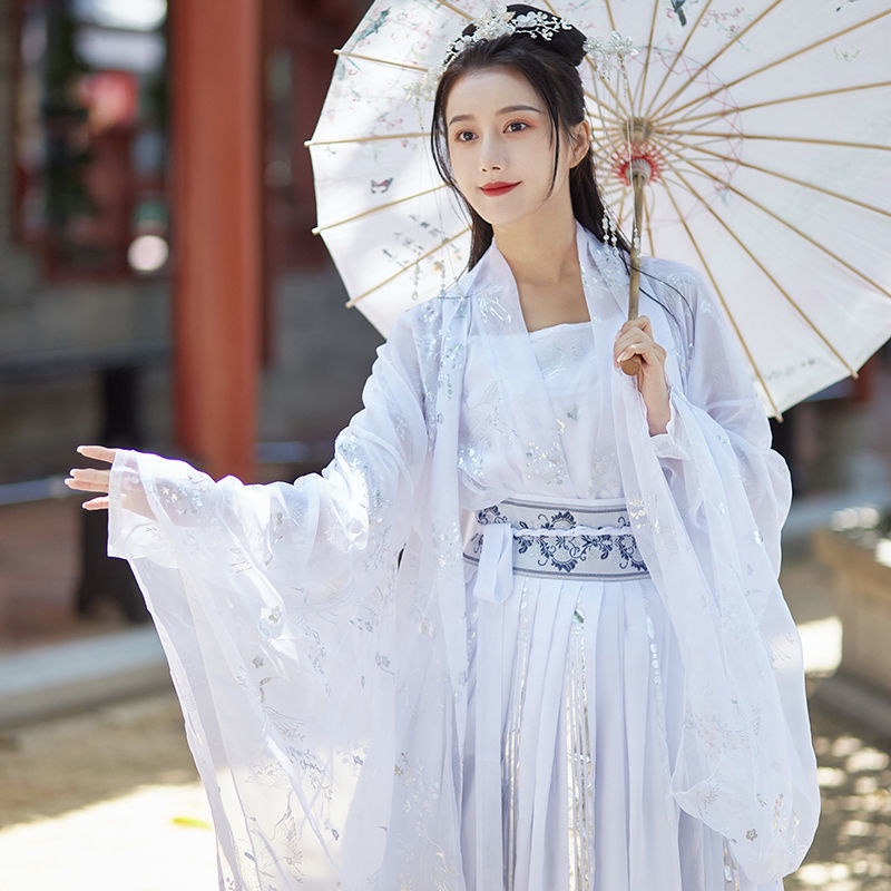 ancient costume women's Han Chinese clothing autumn Chinese style Elegant Flower