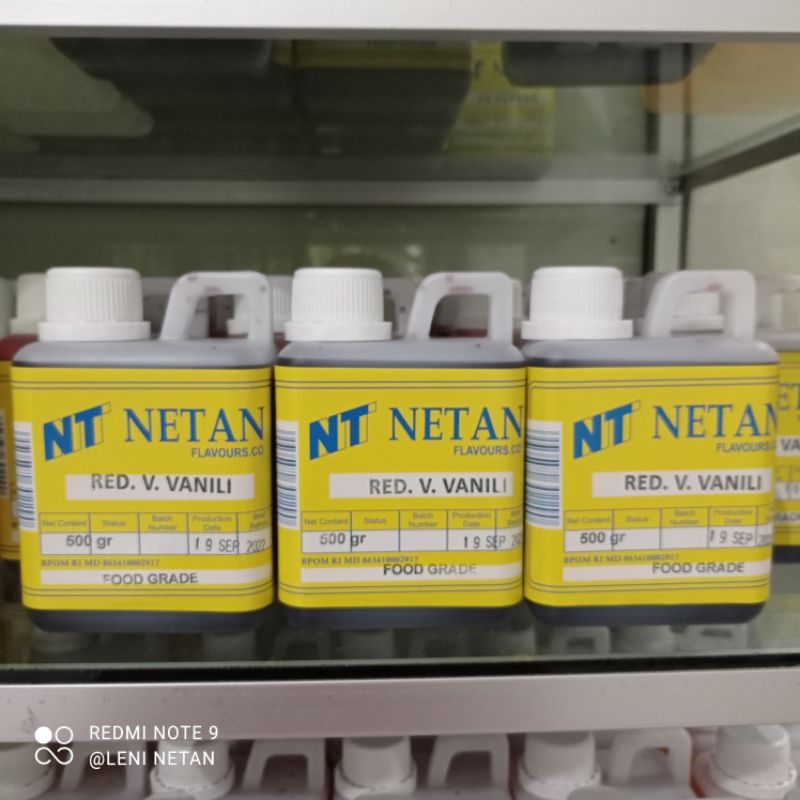 

NETAN REDVELVET VANILI 500GRAM PAKET AROMA RED VELVET / VANILI REDVELVET / WANGI RASA REDVELVET