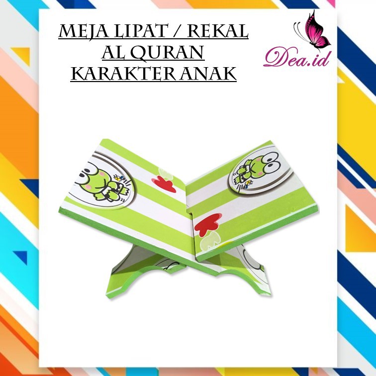 [DEASHOP] MEJA LIPAT / REKAL AL QURAN / DUDUKAN NGAJI ANAK MOTIF KARAKTER