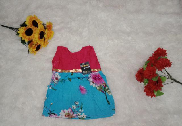 Daster Batik Rayon Anak Lengan Renda Pendek,baju Harian Anak Grosir Murah