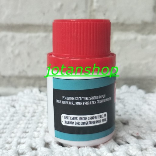 TOP GLASS CLEANER Obat cairan Pembersih Kaca Aquarium Anti Jamur kerak