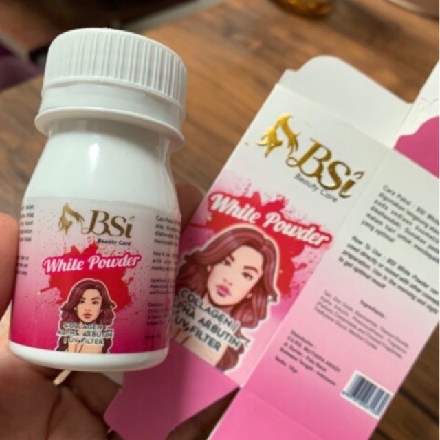 BIBIT PEMUTIH BADAN BSI/SERBUK PEMUTIH