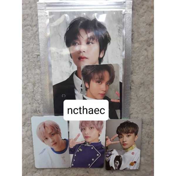 4x6 photoset universe haechan sealed + sg22 haechan /keycard haechan + bene ktown + mark sticky