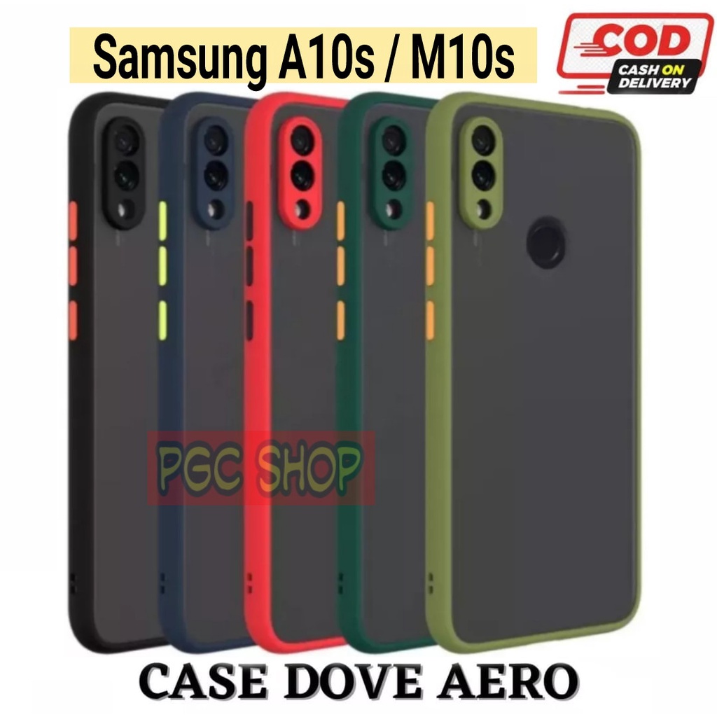 Case Handphone Keren For ( Samsung A10s / M10s ) Case Dove Aero Matte Transparan Soft Fuze Frosted K