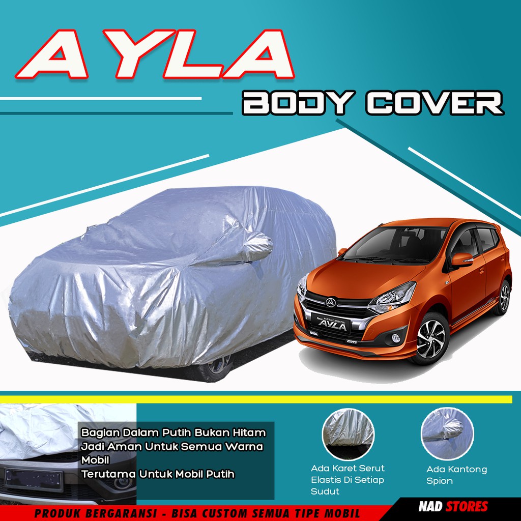 Sarung Mobil AYLA Body Cover mobil ayla Sarung Mobil Ayla murah penutup mobil mantel mobil renault kiger