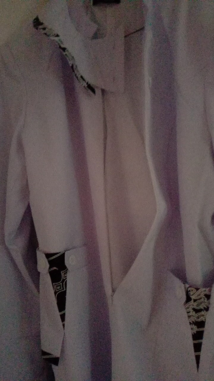 Gamis Kerja Pns Perawat Bidan Putih Batik