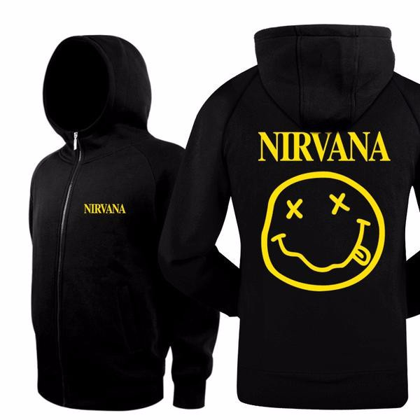 Jaket hoodie zipper Nirvana Grosir Sweater Bandung