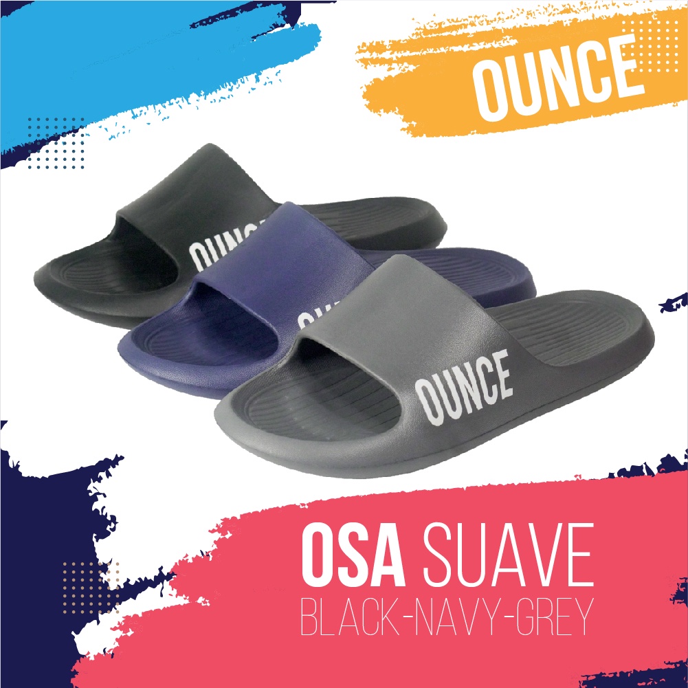 OUNCE Sandal Selop Suave Black/ OSA0101BL