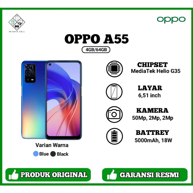 OPPO A55 RAM 4/64GB