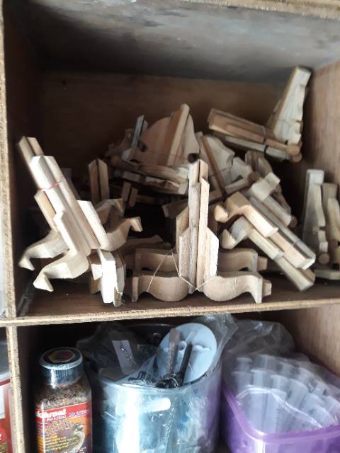 Kaki Sangkar Kotak Model Kaki Kambing 1 Set 4 Pcs Kaki Kandang Burung