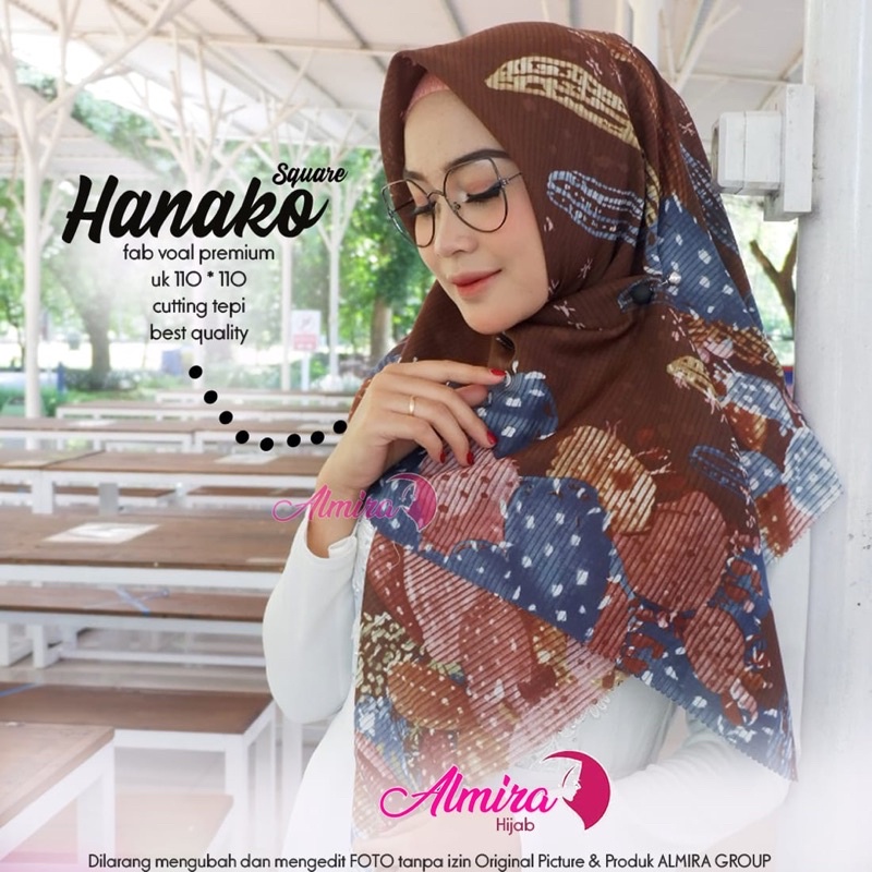 jilbab segiempat square hanako by almirahijab