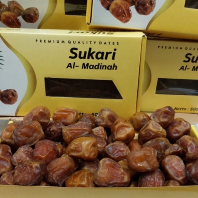 

KURMA SUKARI AL QASIM SUKARI AL MADINAH 500gr KURMA ORIGINAL