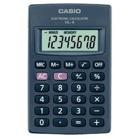 

HOT!! CASIO HL 4 - KALKULATOR POCKET