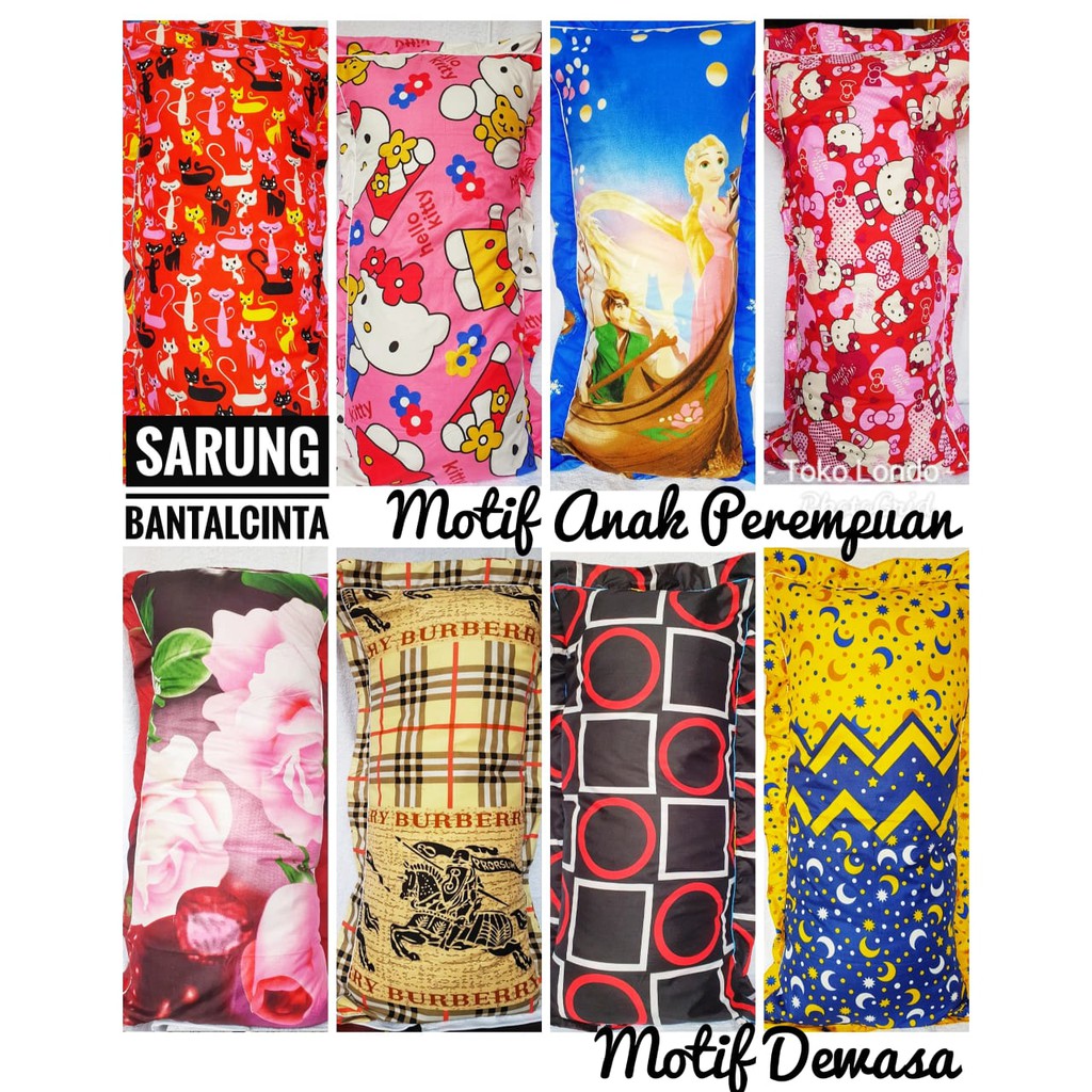 Aneka Sarung Bantal - Sarung Bantal CINTA - Sarung Bantal IMUT - Sarung Bantal SANTAI