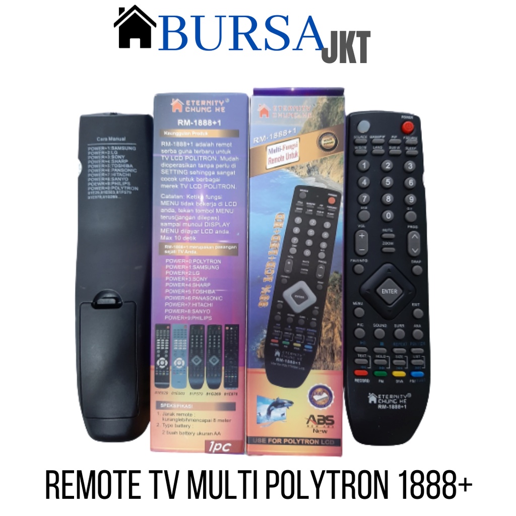 REMOTE TV POLYTRON TABUNG POLYTRON philips SAMSUNG DLL MULTI 1888+