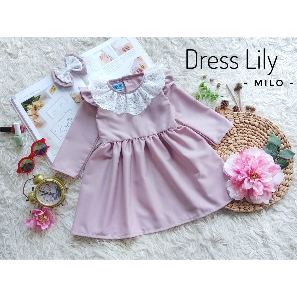 Dress Lily Anak Unik/Gaun Pesta/Dress Anak