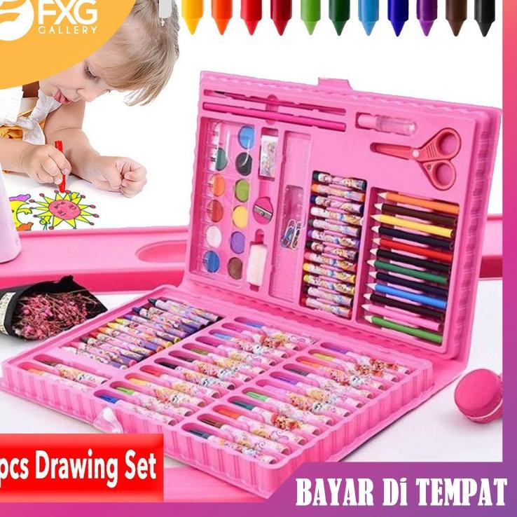 

Best Seller NKHSK FXG - Set Alat Tulis 86 Paket Lengkap Pensil Warna/Alat Menggambar 1 set isi 86 AT
