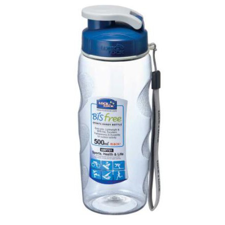 Dijual Lock N Lock Water Bottle Sports Handy Botol Air Minum 500Ml - Biru Trendi