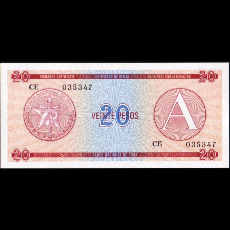 Uang Kuno Luar Atau Asing 50 Pesos Cuba Tahun 1985