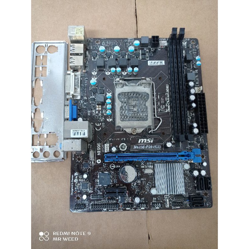 mobo MSI H61 socket Lga 1155 ddr3 on board vga