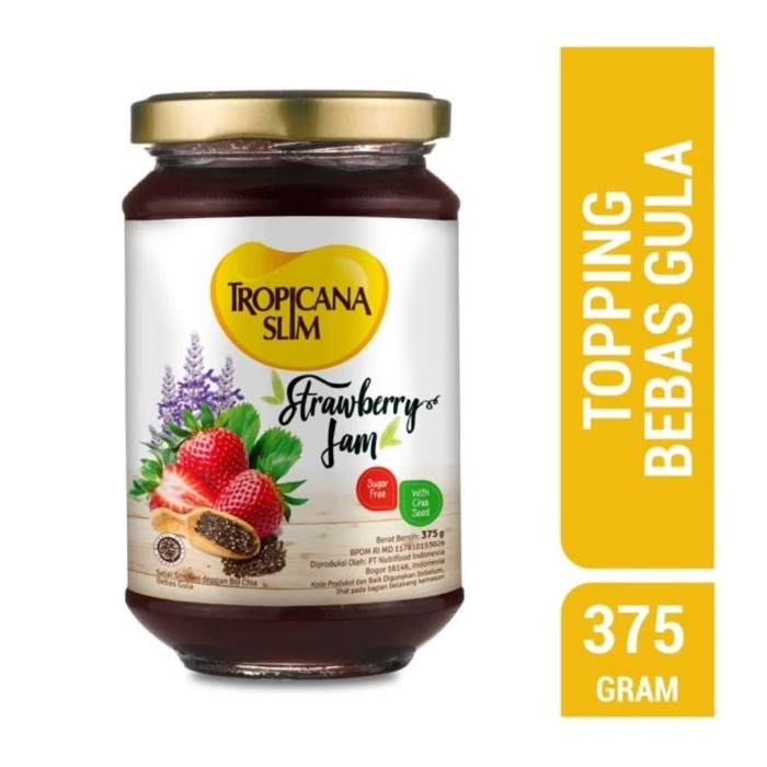 

Tropicana Slim Strawberry Jam Selai Srawberry 375 g