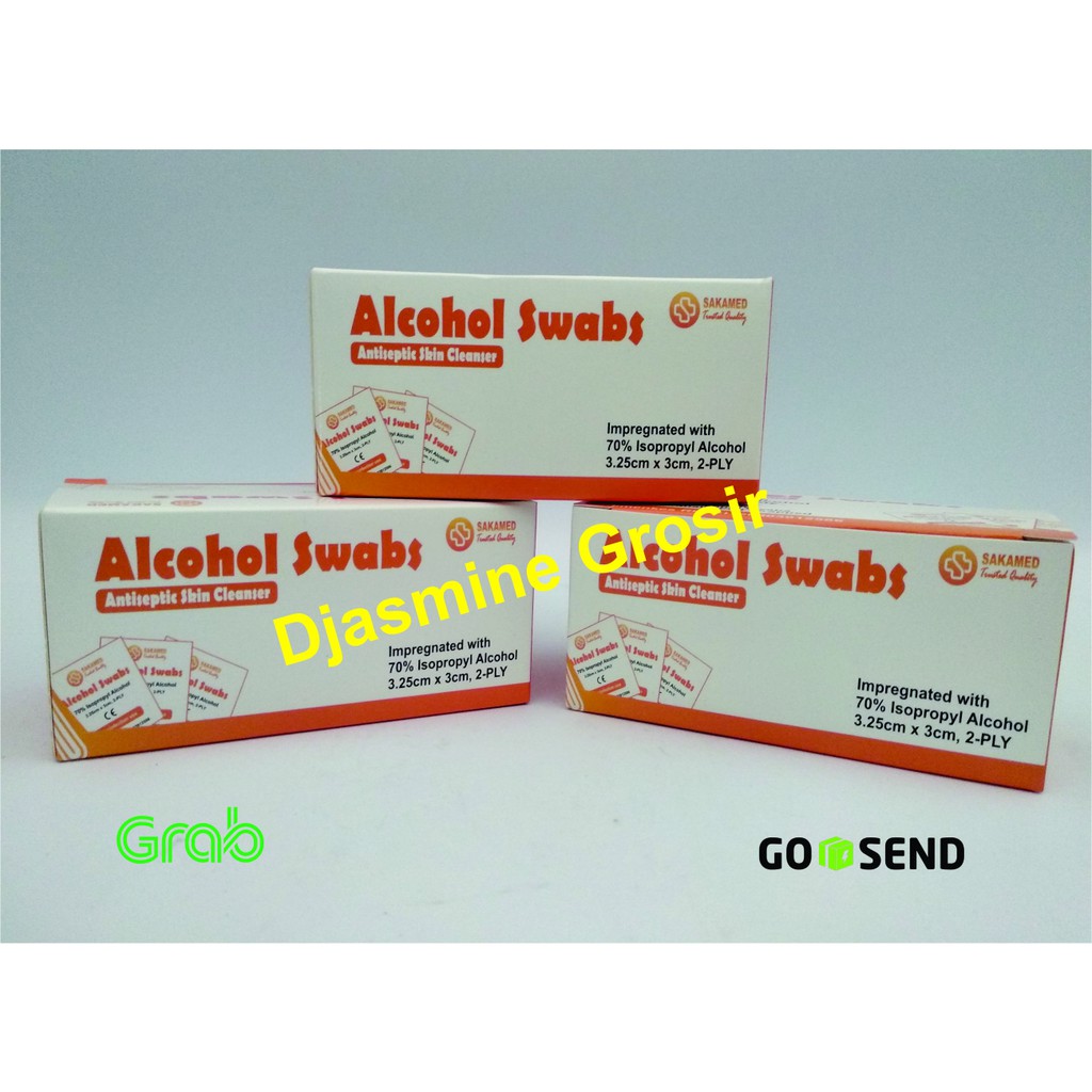 Tissue Alcohol Swab / Tisu Alkohol Swab 100 Lembar