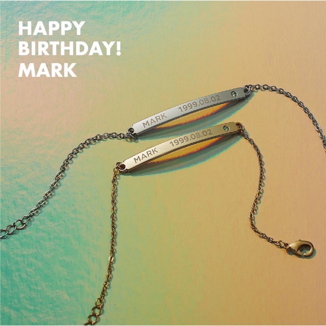 SM NCT Mark Birthday Bracelet