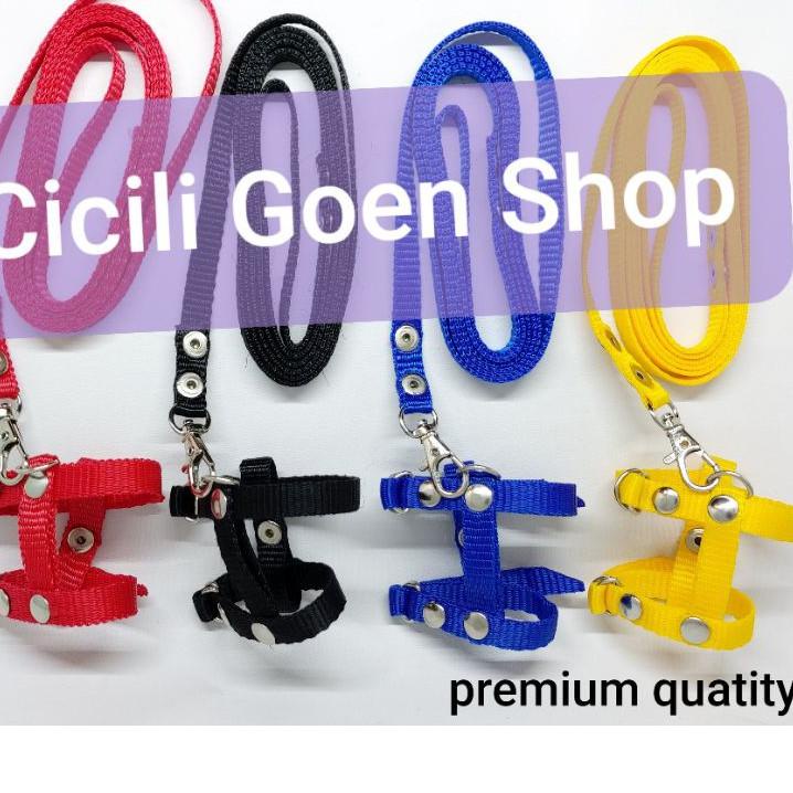 Seller⁎➥ Mini harness H tali tuntun hewan kecil pengikat sugar glider reptil musang tupai bajing kek