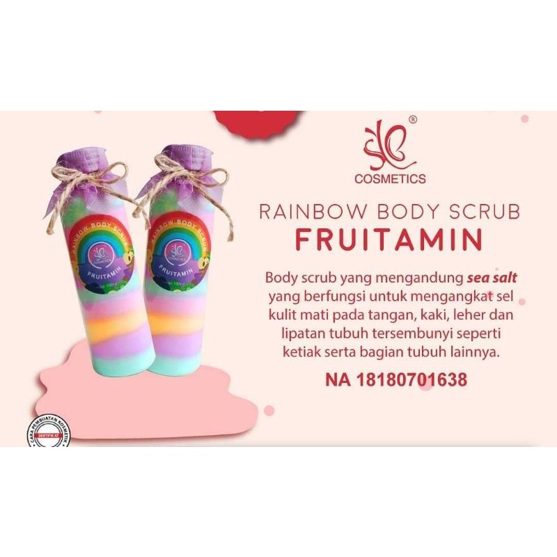 SYB FRUITAMIN RAINBOW BODY SCRUB