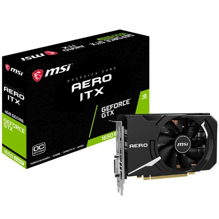 "VGA Card MSI GeForce GTX 1650 Super Aero ITX 4G OC-VGA MSI GTX1650 4G"