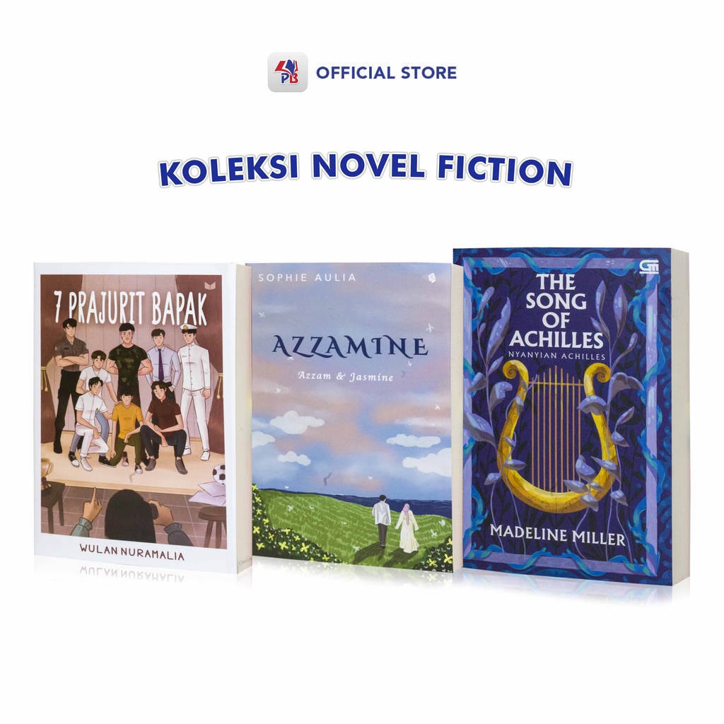 Buku Novel Azzamine / 7 Prajurit Bapak / The Song Of Achilles - Nyanyian Achilles / Buku Novel Fiksi