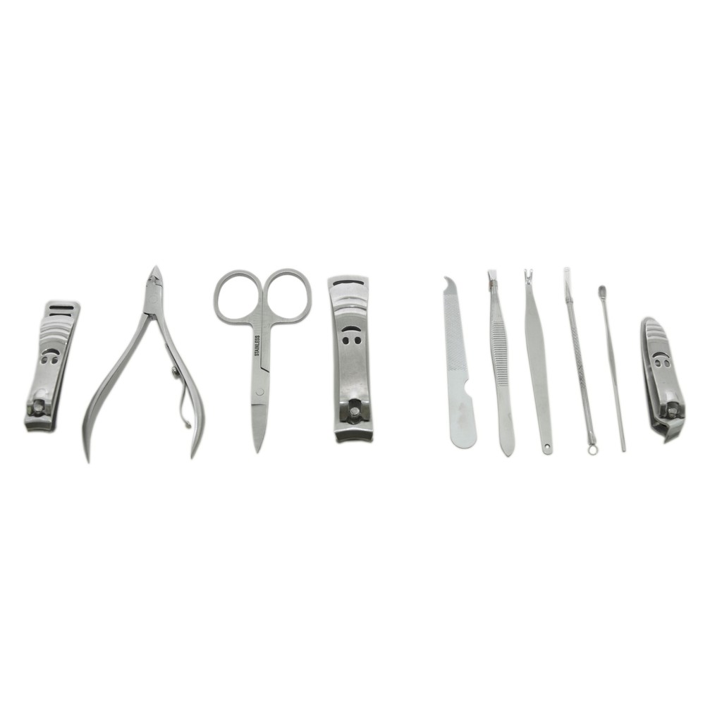 VOM SKU 0388 Pedicure Set Menipedi 10 in 1 / Gunting kuku