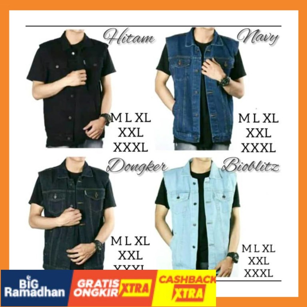 PROMO GRATIS ONGKIR -JAKET LEBARAN PRIA DEWASA COWO KEREN MURAH  / JAKET LEVIS ROMPI JEANS HITAM