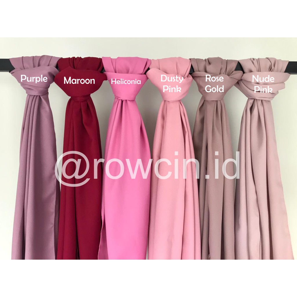 PASHMINA CERUTY BABYDOLL CREPE PREMIUM 180 x 75 cm HIJAB JILBAB KERUDUNG