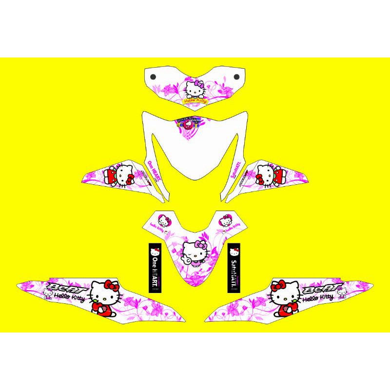 STIKER DECAL BEAT FI 2012-2018