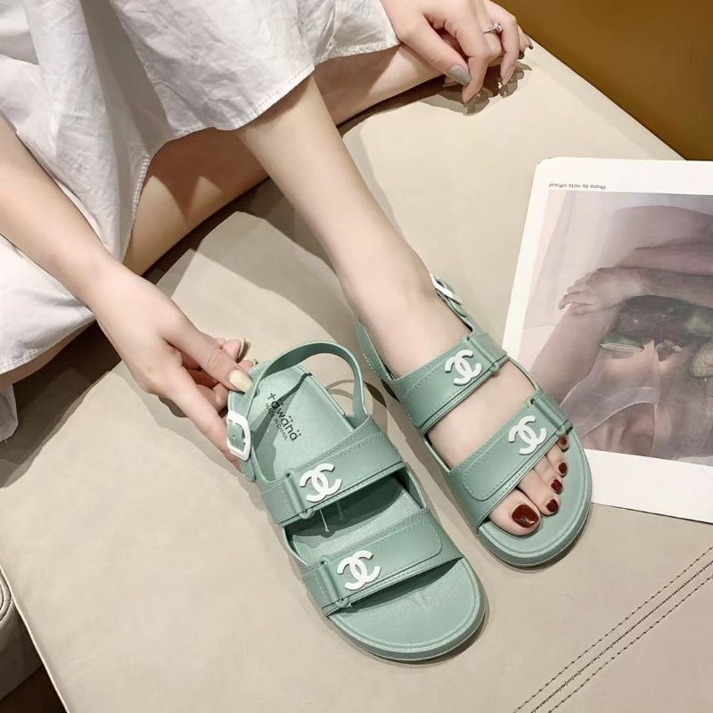 Sandal Original Tawana Casual channell/Sandal Wanita import S2