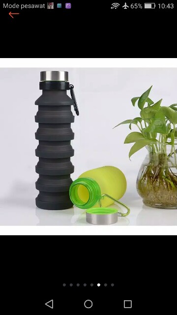 550 Ml Botol Minum / Botol Minum Lipat / Folding Cup / Foldable Cup / Silicone Tumbler