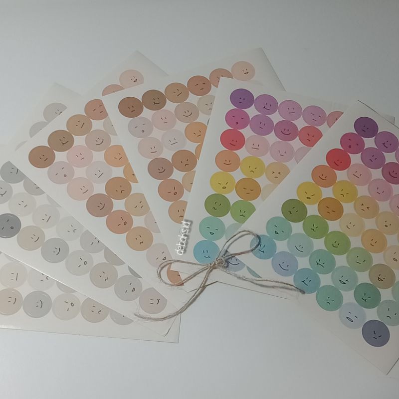 

Emoji pallete sticker - round emoji sticker - dot emoji sticker - aesthetic sticker - emoji sticker