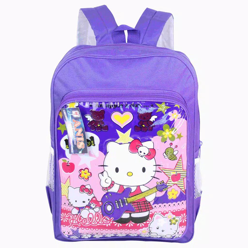 Tas Sekolah Perempuan Cewek Hello Kitty Ransel Gendong Anak Cewe TK SD Gambar Kartun Murah Meriah