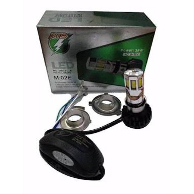 bohlam Lampu depan HID RTD 6 mata AC/DC universal