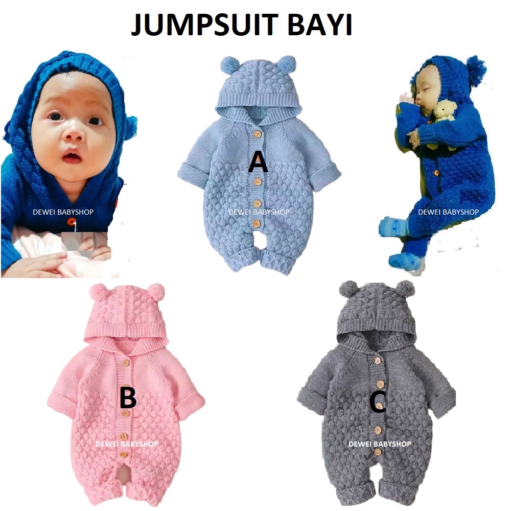 Jumpsuit Anak Bayi ( Baby Jumsuit / Jumper / Romper / Sleepsuit / Kado/ Hadiah / Bingkisan / Lahiran / Melahirkan )