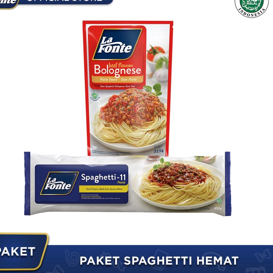 

Terjangkau - La Fonte - Paket Siap Santap Spaghetti Bolognese ~