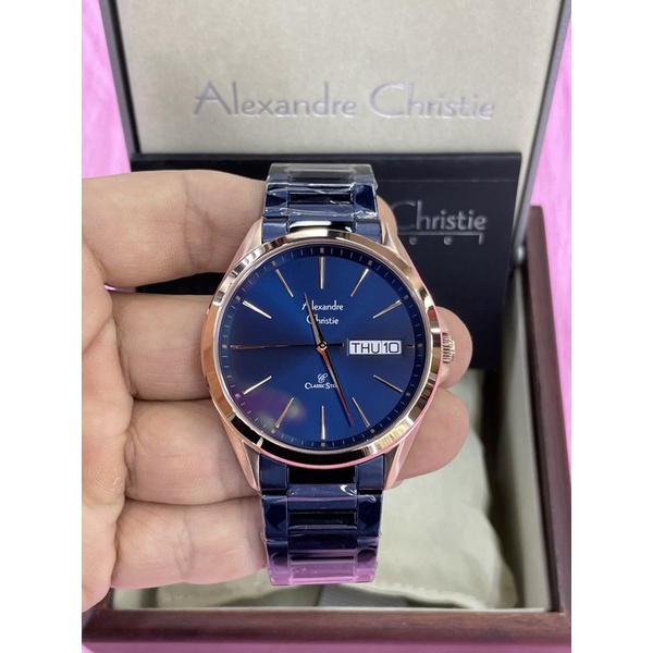 alexandre christie 8592me pria biru rosegold