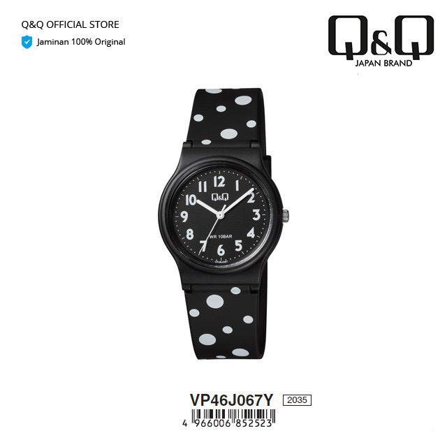 Q&amp;Q QQ QNQ VP46 VP46J 054Y - 059Y Analog Original Watch Jam Tangan Wanita / Anak Tali Karet